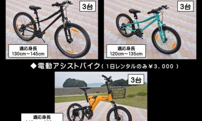 道の駅サザンセトとうわ　レンタサイクル