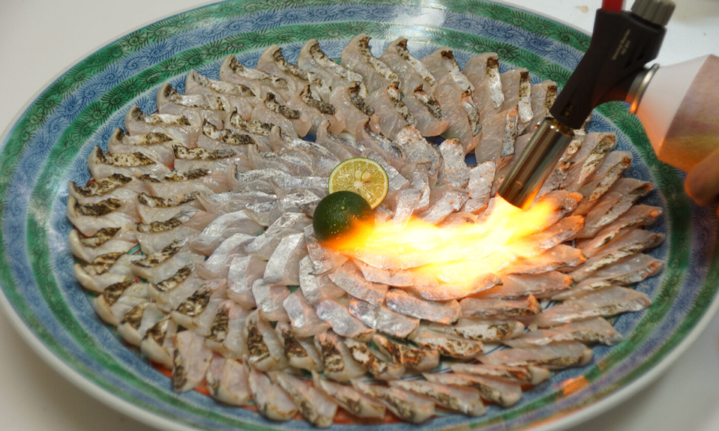 12/17（水）放送のNHK山口放送局「情報維新やまぐち」に太刀魚の鏡盛りが登場！