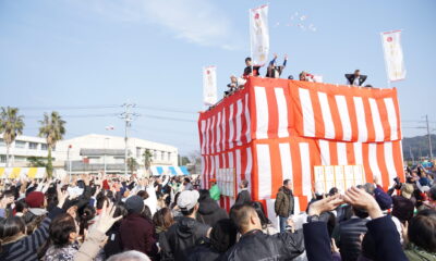 祝！第20回　周防大島まるかじり「紅白餅合戦」