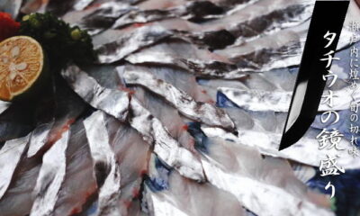 12/17（水）放送のNHK山口放送局「情報維新やまぐち」に太刀魚の鏡盛りが登場！